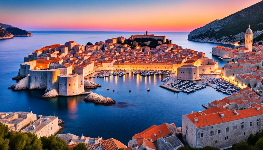 Dubrovnik sunset Dubrovnik sunset