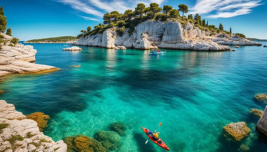 Explore Rovinj coast by kayak Explore Rovinj coast by kayak