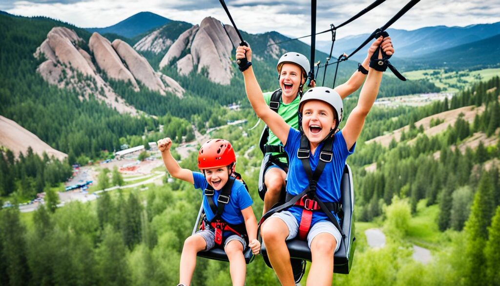 Family fun at Boulder Adventure Park Family fun at Boulder Adventure Park