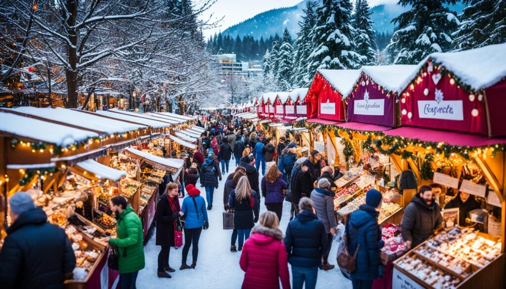 Festive markets in Vancouver Festive markets in Vancouver