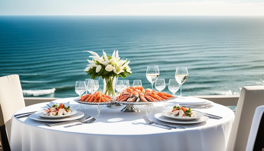Fine Dining with a Sea View Fine Dining with a Sea View