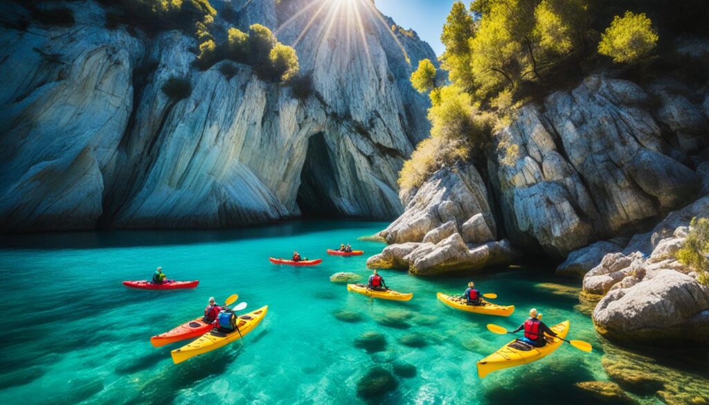 Group paddling trips in the Adriatic Group paddling trips in the Adriatic