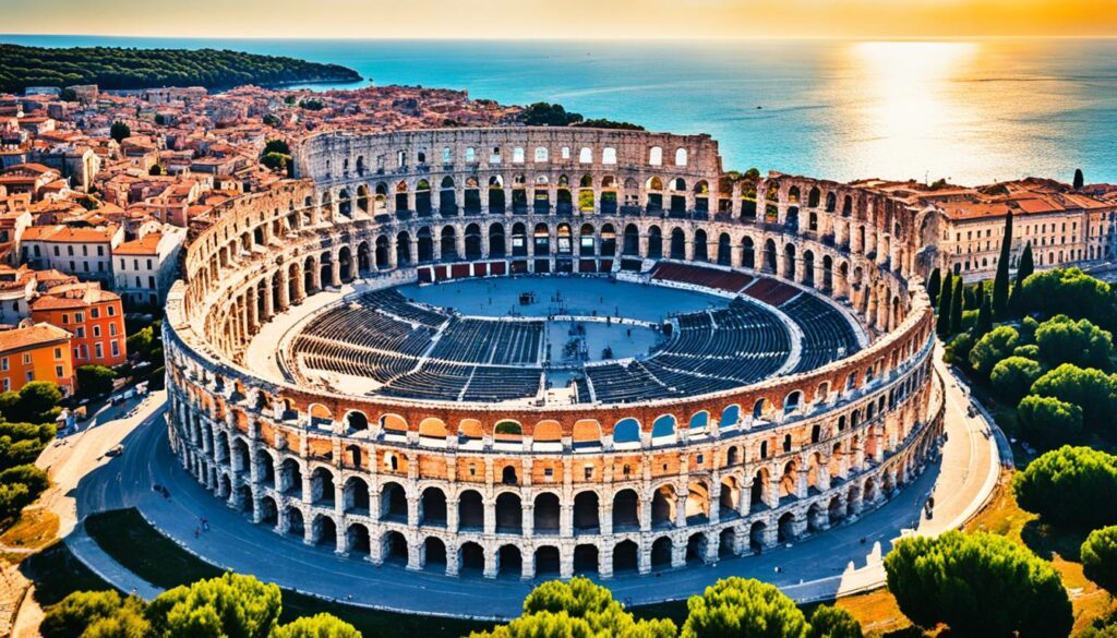 Historical Landmarks in Pula Historical Landmarks in Pula