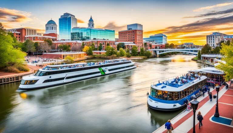 How can I explore Augusta's downtown area?