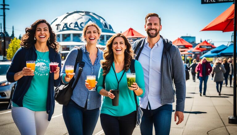 How can visitors explore Tacoma's culinary scene?
