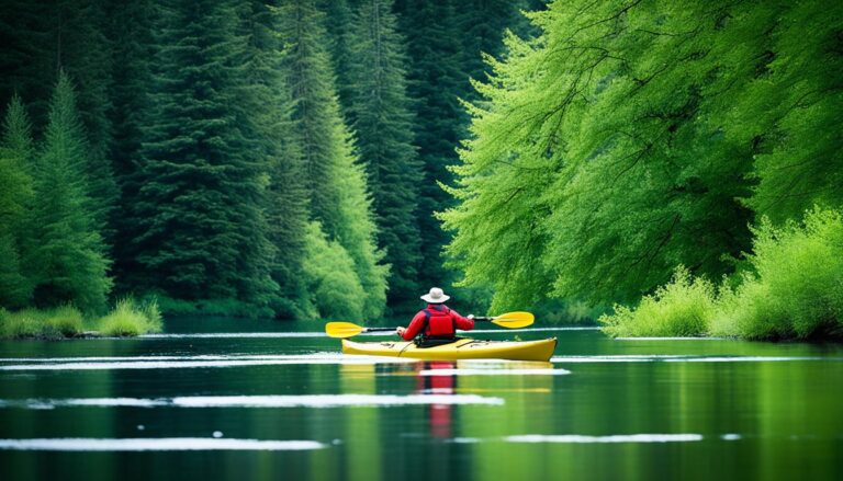 Kayaking and paddleboarding on the Willamette River near Salem