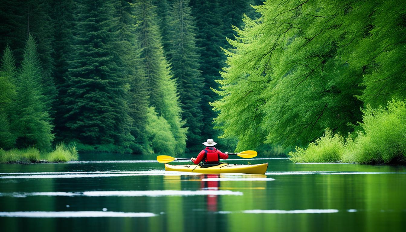 Kayaking and paddleboarding on the Willamette River near Salem