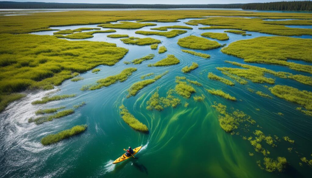 Kayaking through the Coastal Marshlands Kayaking through the Coastal Marshlands