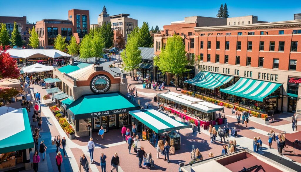 Local shops in Downtown Spokane Local shops in Downtown Spokane