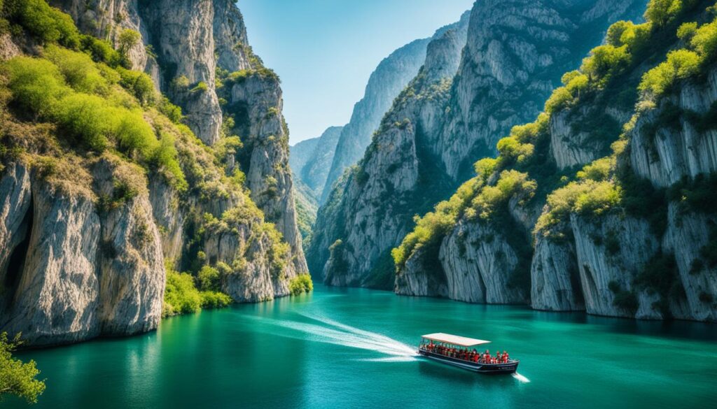 Matka Canyon boat ride Matka Canyon boat ride