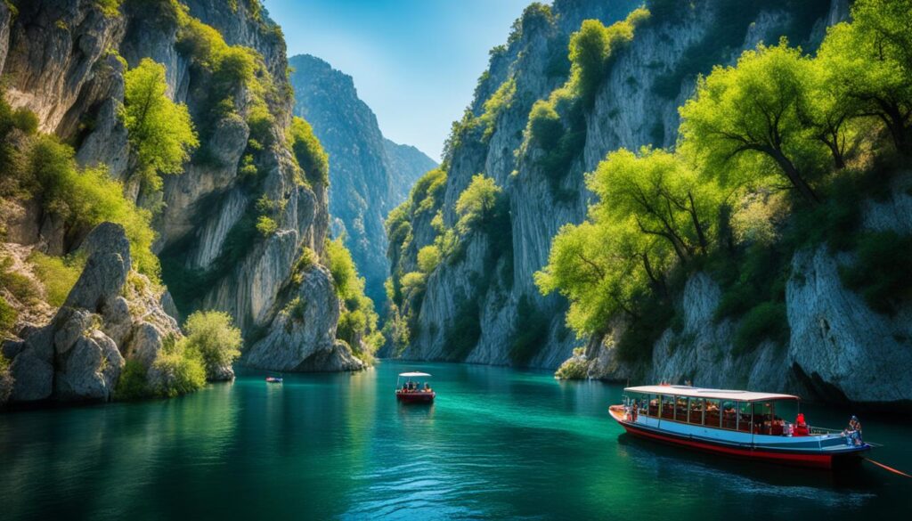 Matka Canyon boat tour Matka Canyon boat tour