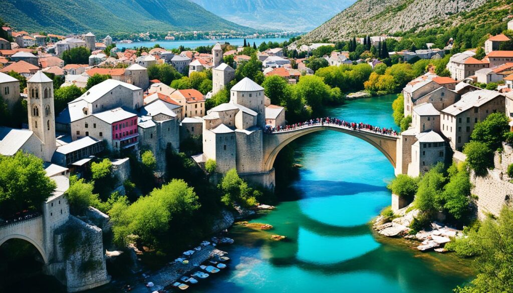 Mostar's Old Town Mostar's Old Town