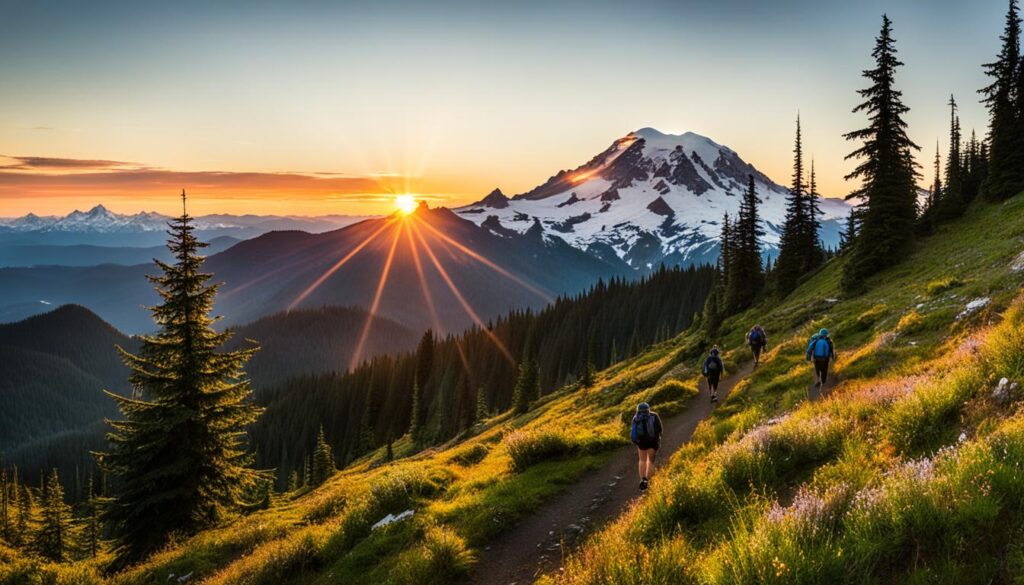 Mount Rainier hiking access from Tacoma Mount Rainier hiking access from Tacoma