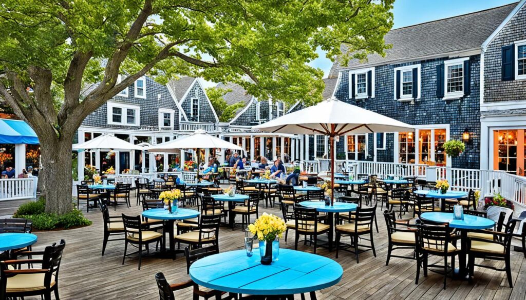 Nantucket al fresco dining Nantucket al fresco dining