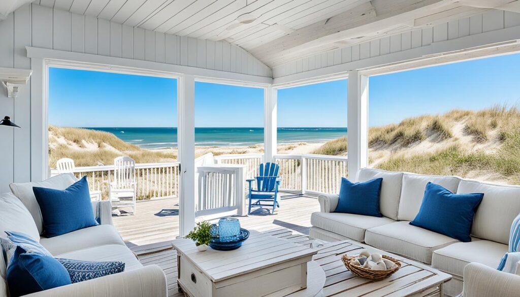 Nantucket beachfront rental view Nantucket beachfront rental view