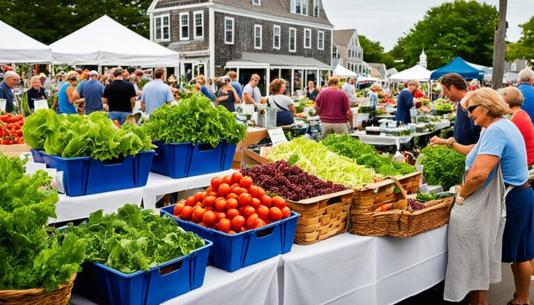 Nantucket farmer's market: fresh produce and artisanal goods