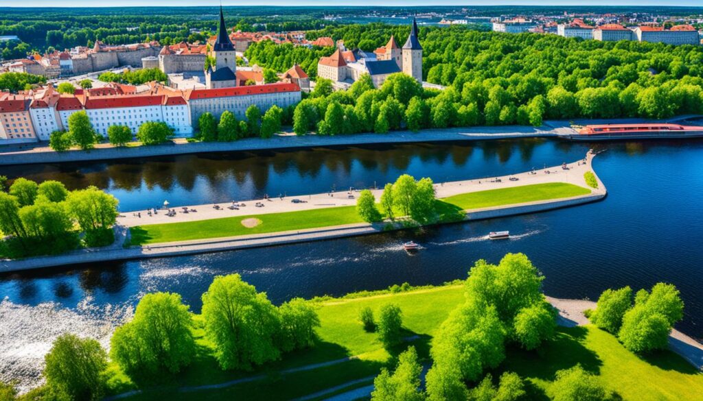 Narva River Promenade Narva River Promenade