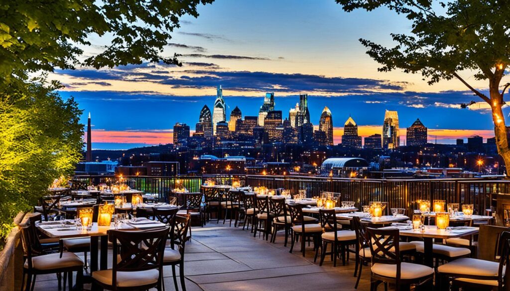 Outdoor Seating with a View Outdoor Seating with a View