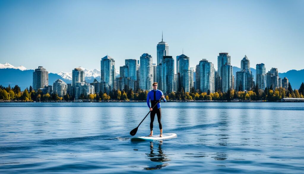 Paddleboarding in Vancouver Paddleboarding in Vancouver