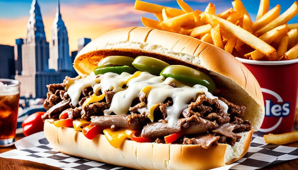 Philadelphia cheesesteak Philadelphia cheesesteak