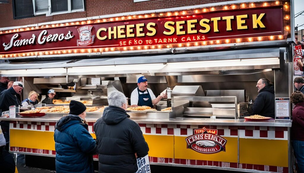 Philly cheesesteak rivalry Philly cheesesteak rivalry