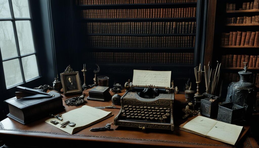 Poe's belongings Poe's belongings