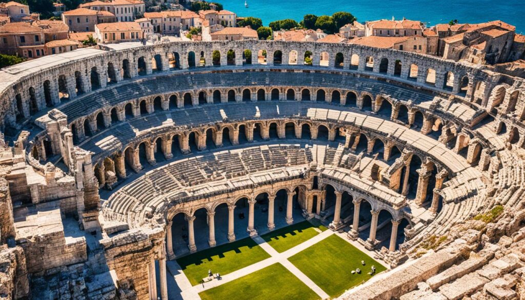Pula ancient ruins Pula ancient ruins