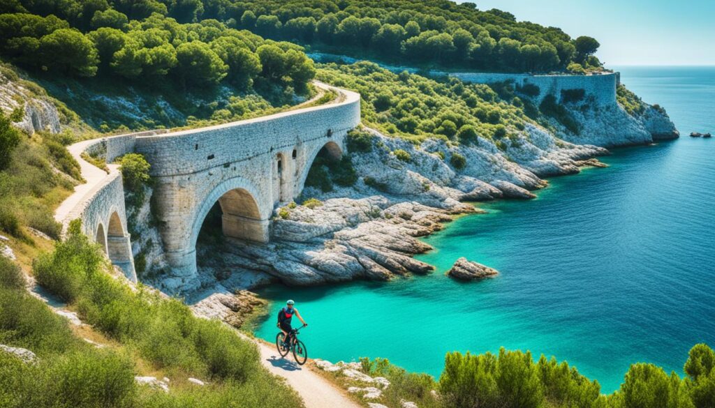 Pula coastal trail Pula coastal trail