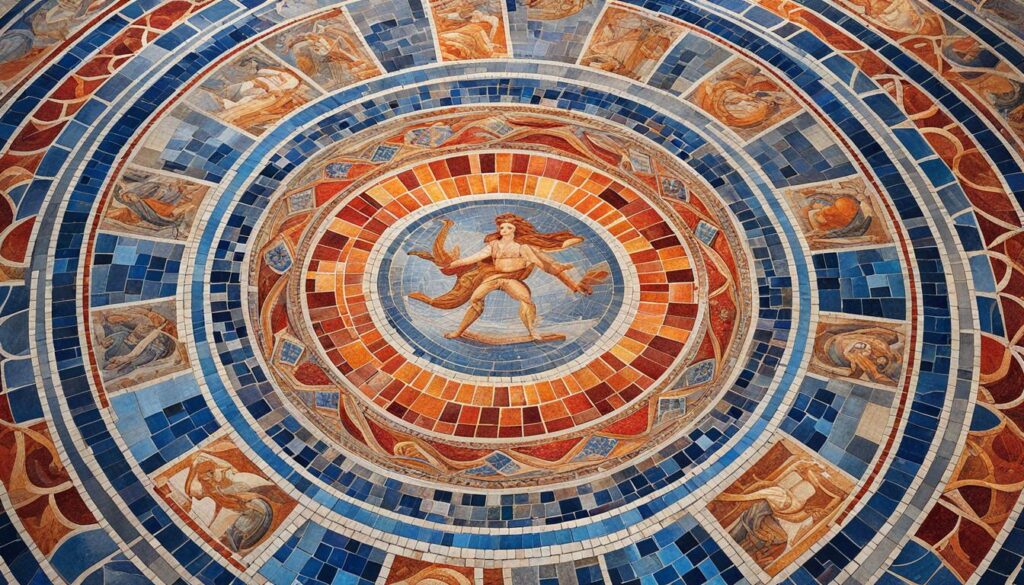 Pula floor mosaics Pula floor mosaics