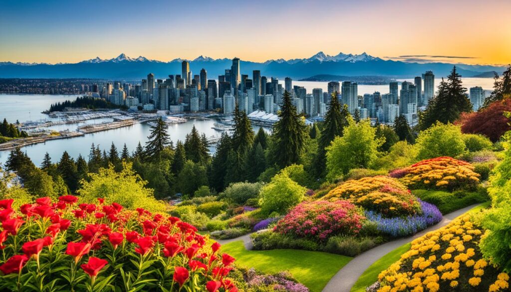 Queen Elizabeth Park Vancouver lookout points Queen Elizabeth Park Vancouver lookout points