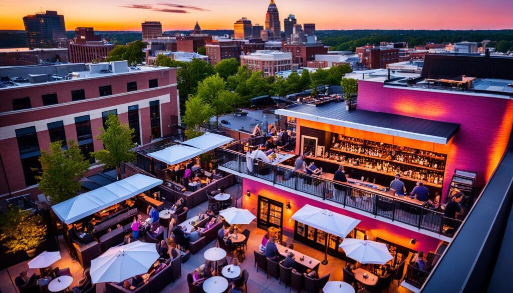 Richmond Rooftop Bar with City Views Richmond Rooftop Bar with City Views