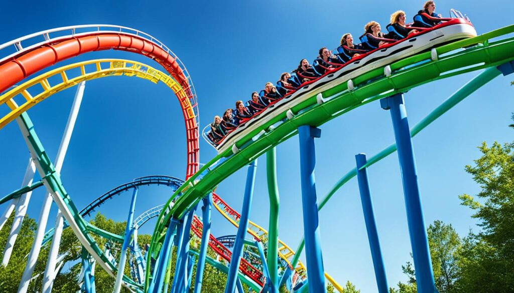 Roller coaster at Atlantic Fun Park Roller coaster at Atlantic Fun Park
