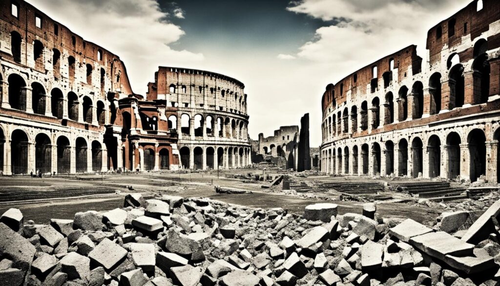 Roman Empire split Roman Empire split