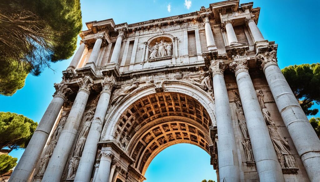 Roman triumphal arch Pula Roman triumphal arch Pula