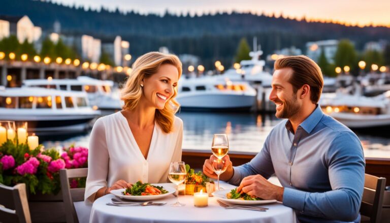 Romantic restaurants in Bellevue with waterfront views?