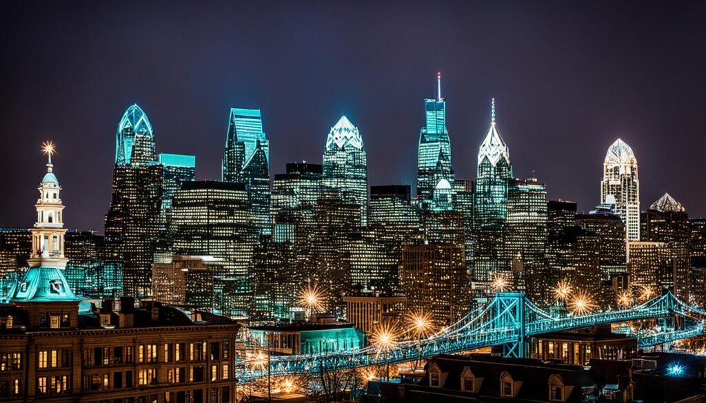 Romantic views in Philadelphia Romantic views in Philadelphia