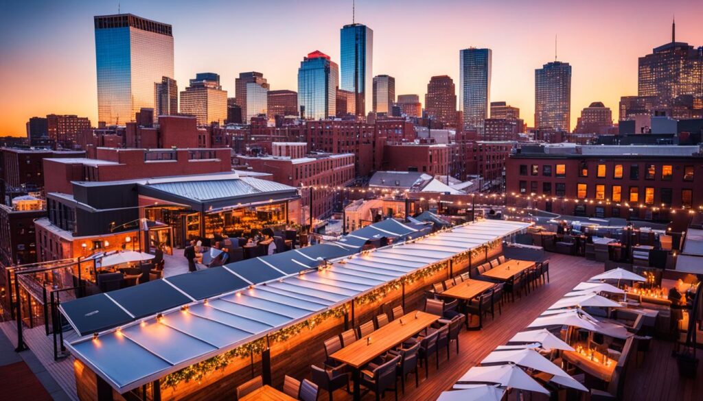 Rooftop bars and scenic views in Boston for sunset drinks Rooftop bars and scenic views in Boston for sunset drinks