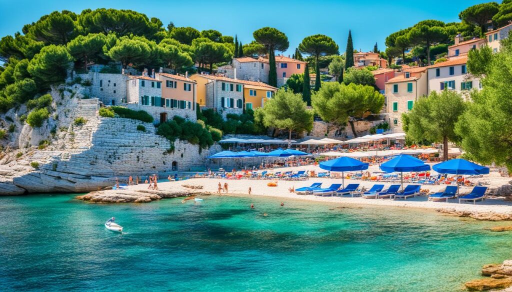 Rovinj beach guide for swimming and relaxation Rovinj beach guide for swimming and relaxation