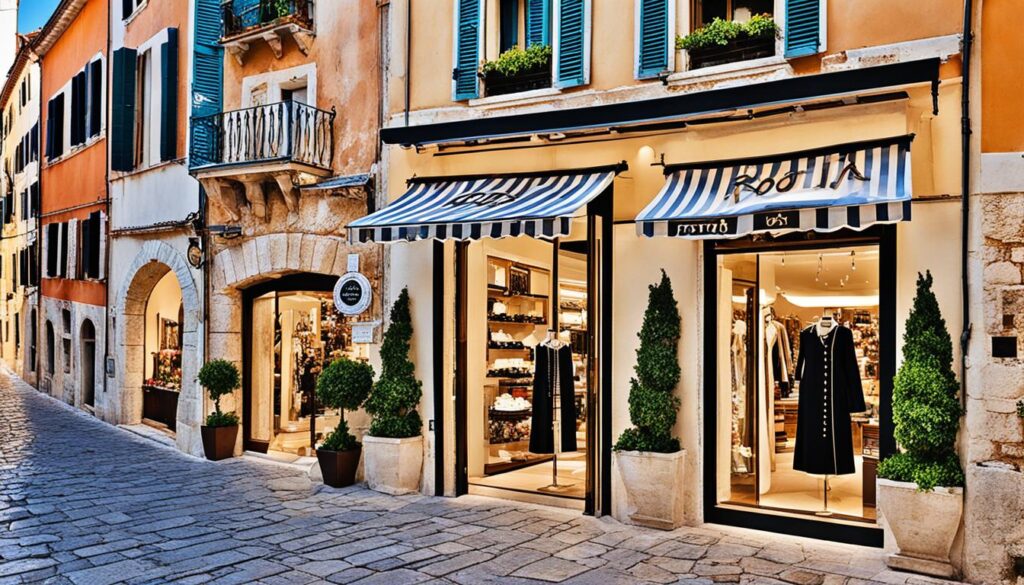 Rovinj shopping boutiques Rovinj shopping boutiques