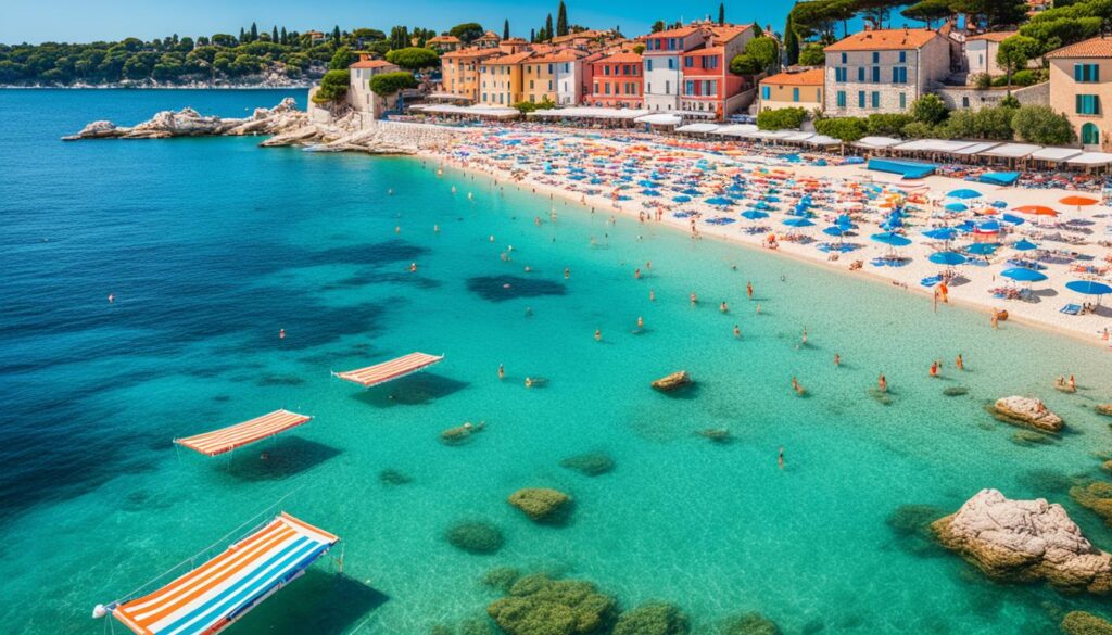 Rovinj swim-friendly beaches Rovinj swim-friendly beaches
