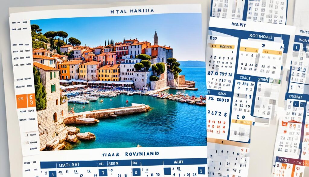 Rovinj tourist season dates Rovinj tourist season dates