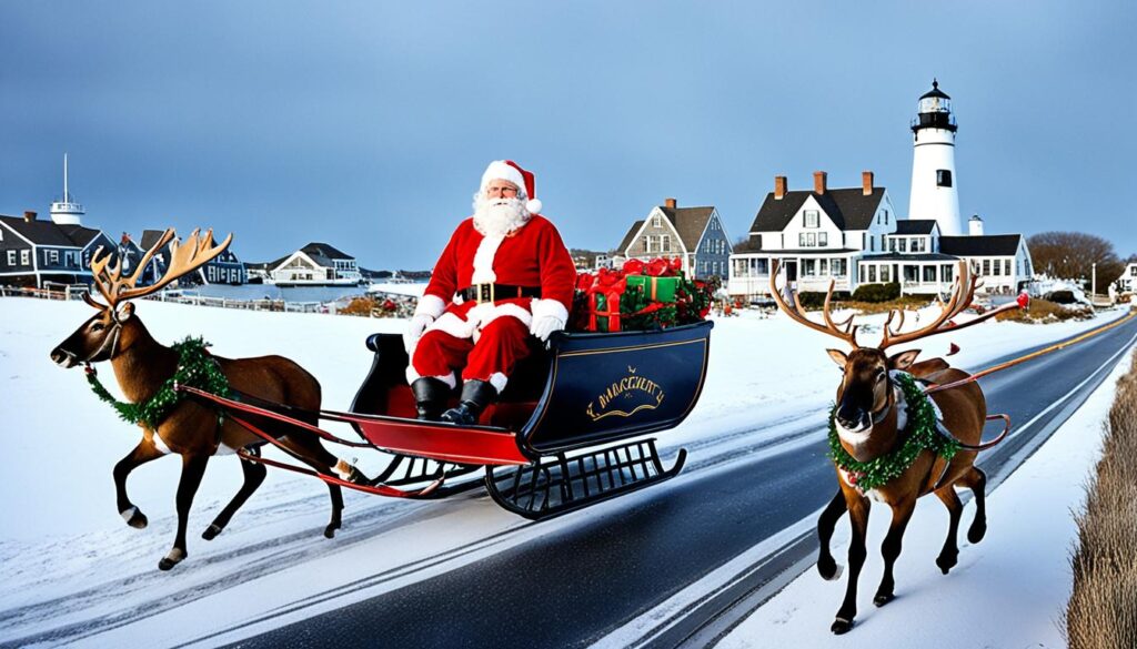 Santa visits Nantucket Santa visits Nantucket