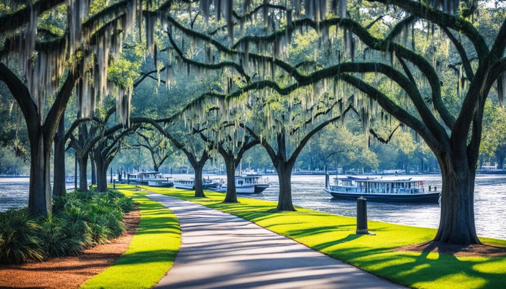 Savannah riverside walks Savannah riverside walks