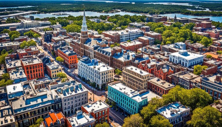 Savannah rooftop views