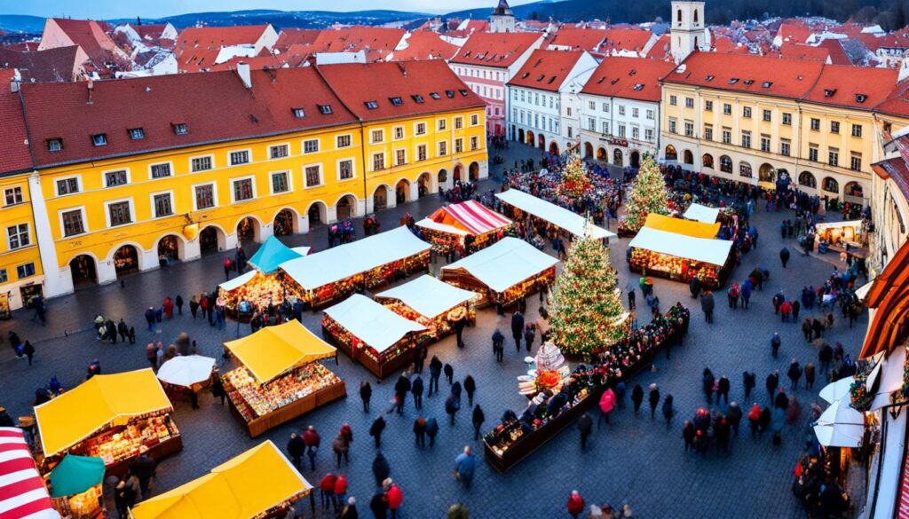Sibiu Christmas market shopping Sibiu Christmas market shopping
