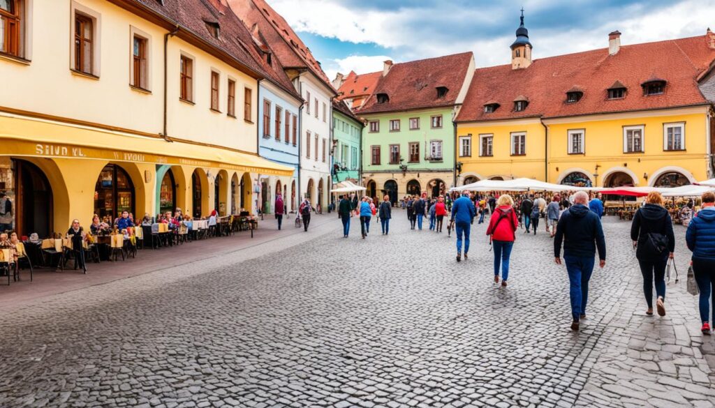 Sibiu pedestrian-friendly reputation Sibiu pedestrian-friendly reputation