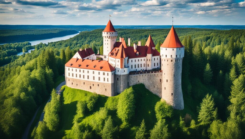Sigulda New Castle and Medieval Castle Sigulda New Castle and Medieval Castle