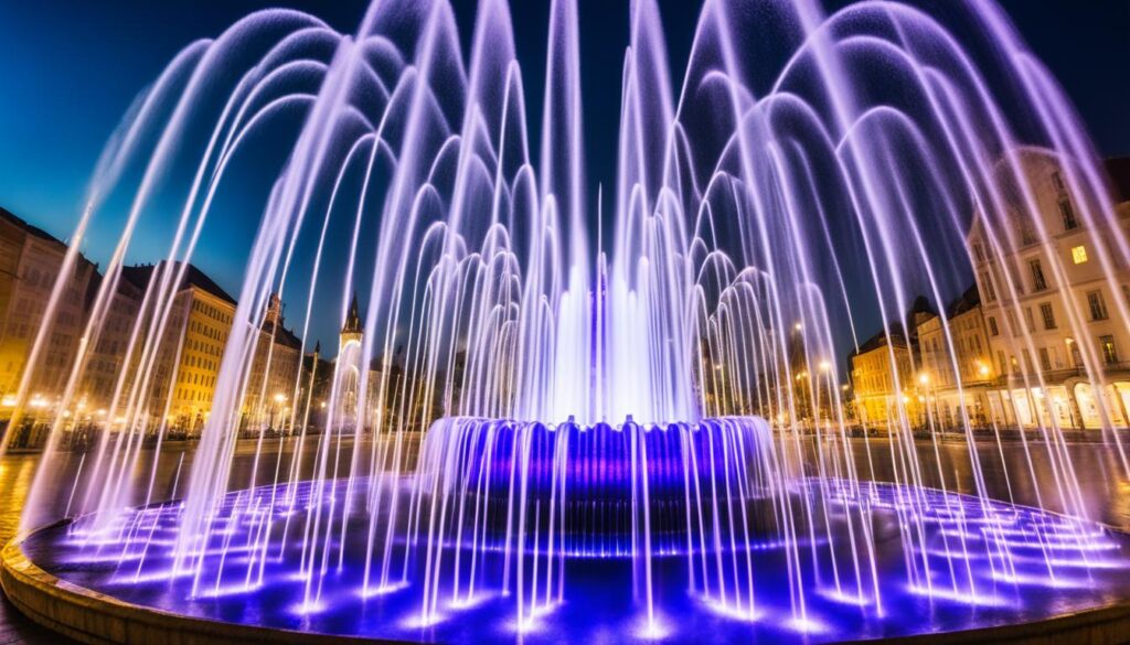 Singing Fountain in Košice Singing Fountain in Košice
