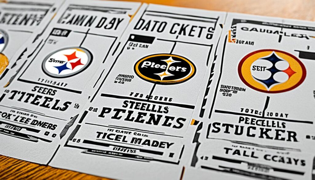 Steelers Game Day Tickets Image Steelers Game Day Tickets Image
