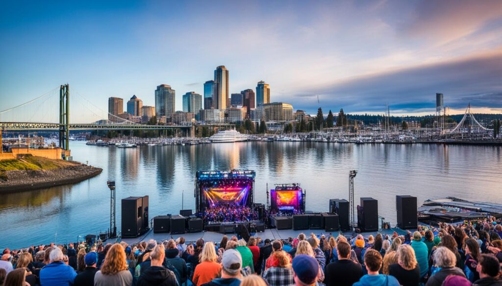 Supporting local talent in Tacoma waterfront. Supporting local talent in Tacoma waterfront.